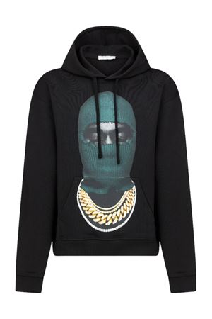 Black cotton hoodie IH NOM UH NIT | NUW25282009
